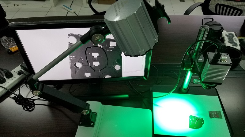 绿光表面检查灯用于半导体生产检查